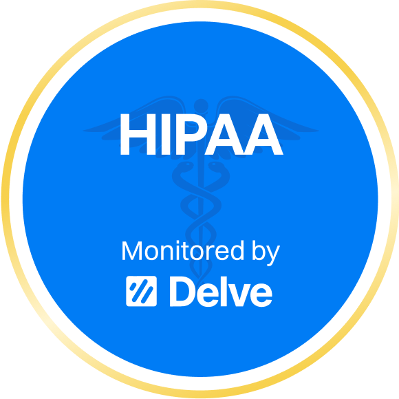 HIPAA Monitored by Delve